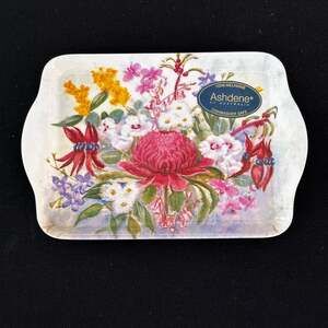 Ashdene Small Floral Melamine Tray Gorgeous Flowers Australia
